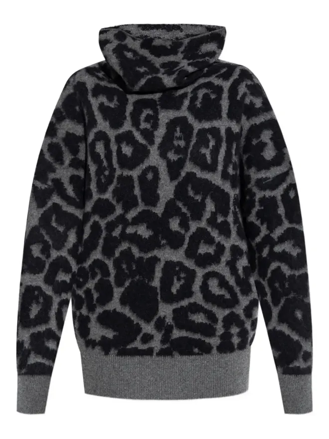 Stella McCartney Stella McCartney レオパード柄ロールネックジャンパーの商品画像
