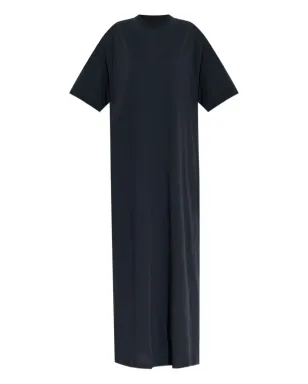 Balenciaga ショートスリーブ マキシドレス - ブラック - サムネイル1