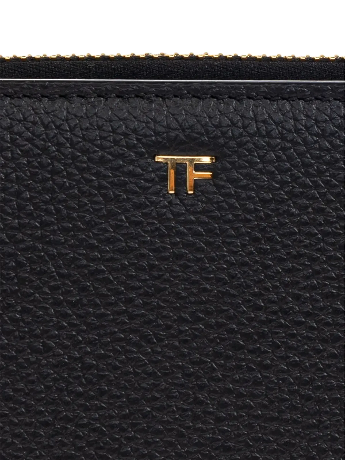 TOM FORD ジップアラウンド レザー ウォレット - ブラック - 画像5