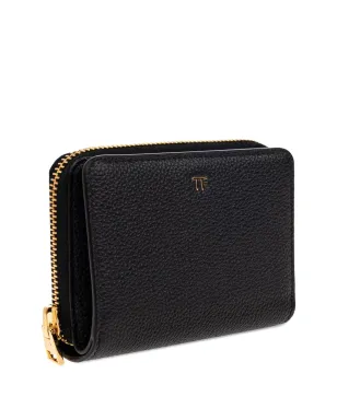 TOM FORD ジップアラウンド レザー ウォレット - ブラック - サムネイル3