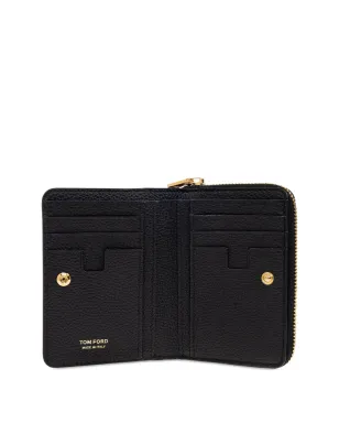 TOM FORD ジップアラウンド レザー ウォレット - ブラック - サムネイル4