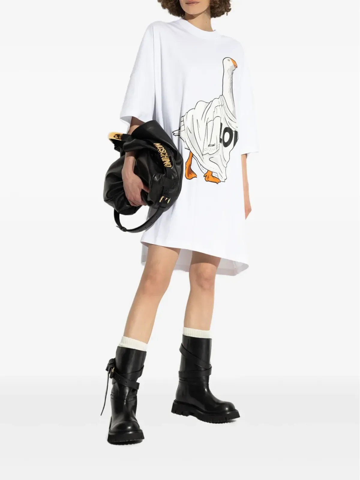 Moschino バックルストラップ ブーツ - 画像5