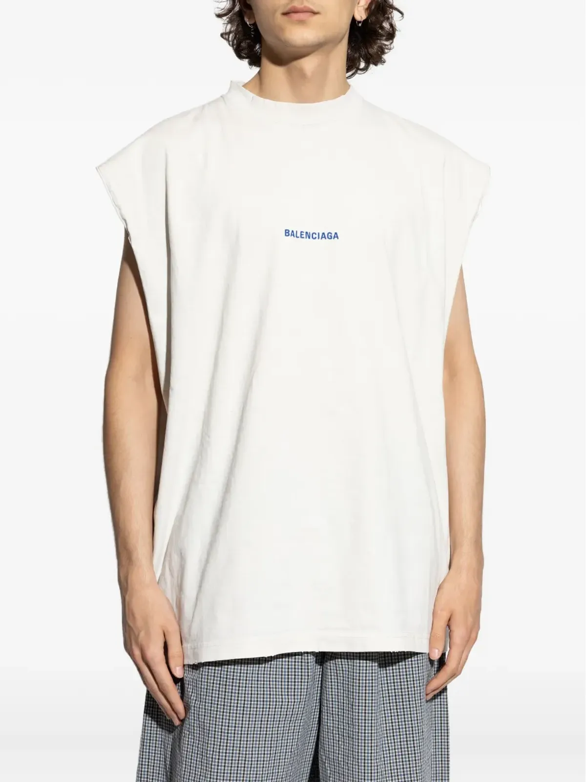 Balenciaga ロゴ刺繍ベスト - 画像3