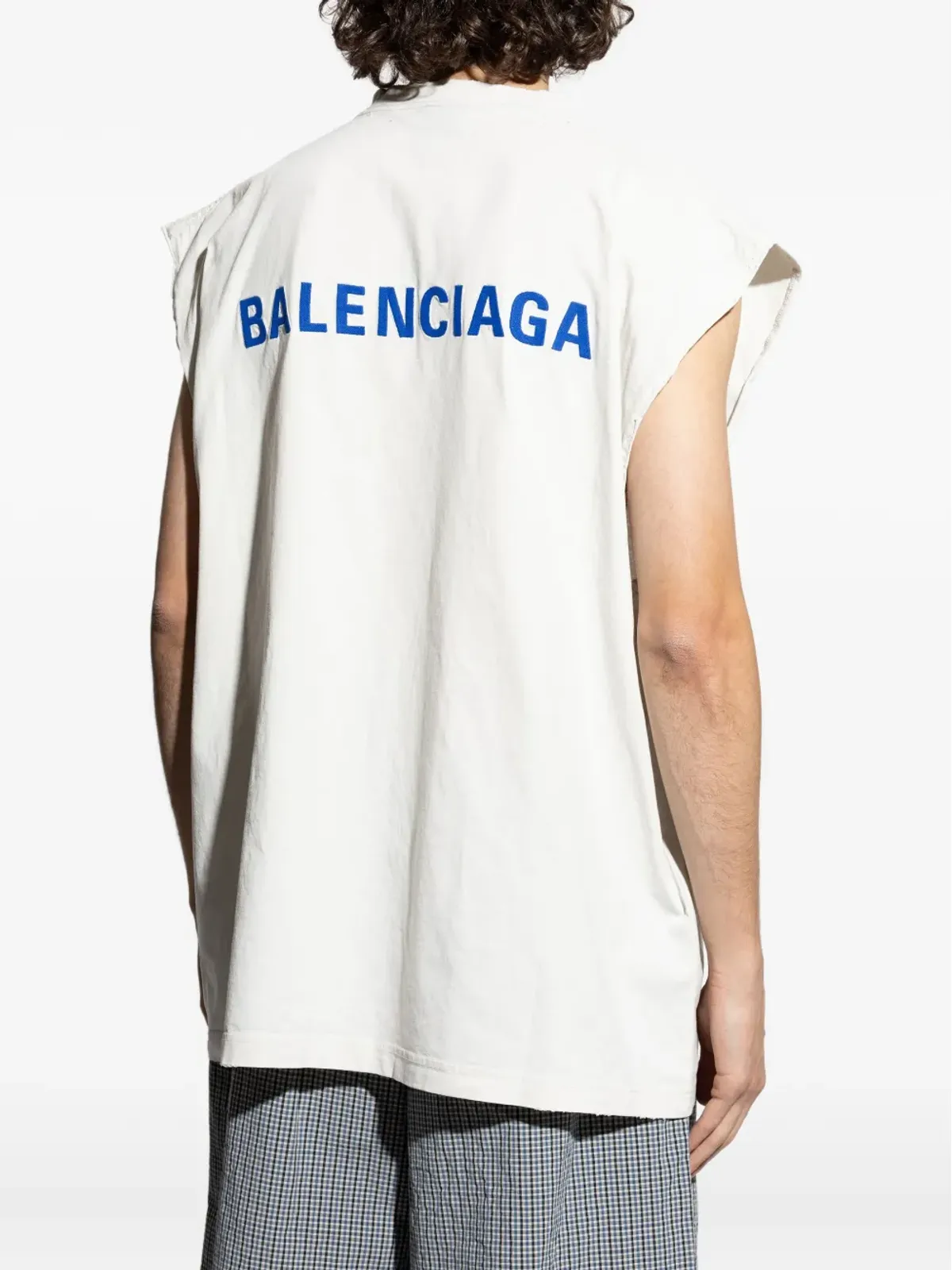 Balenciaga ロゴ刺繍ベスト - 画像4