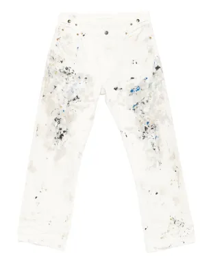 Mastercraft Union paint-splatter jeans - Neutrals - サムネイル1