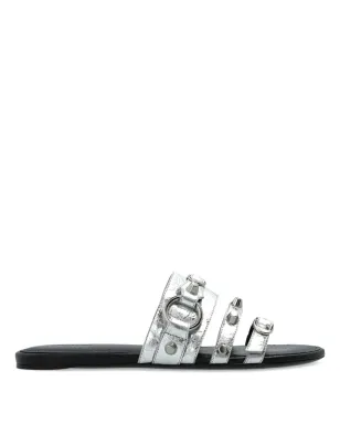 Balenciaga バックルディテールスライド - シルバー - サムネイル1