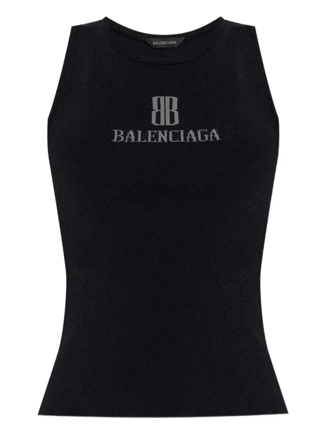 Balenciaga Balenciaga Nano BB タンクトップ - ブラックの商品画像