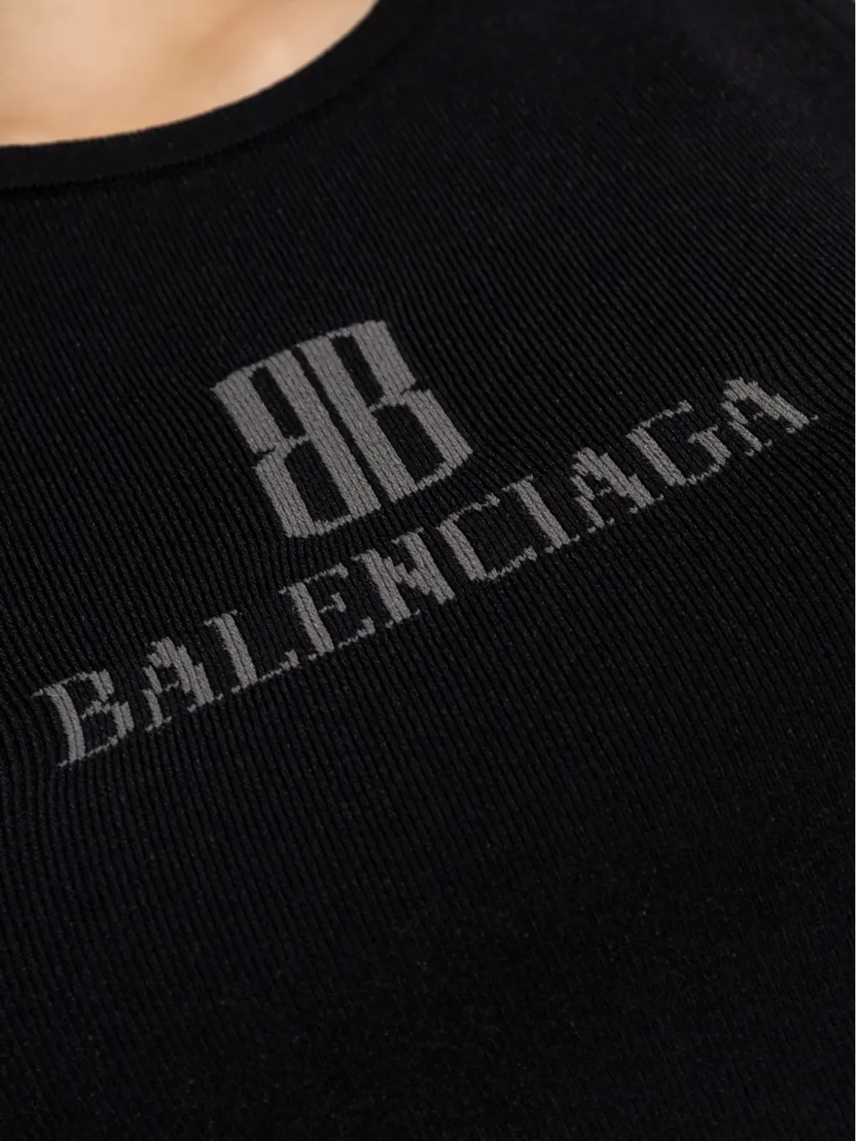 Balenciaga Nano BB タンクトップ - ブラック - 画像5