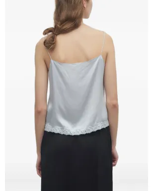 The Row Kilari lace-trimmed silk top - サムネイル2