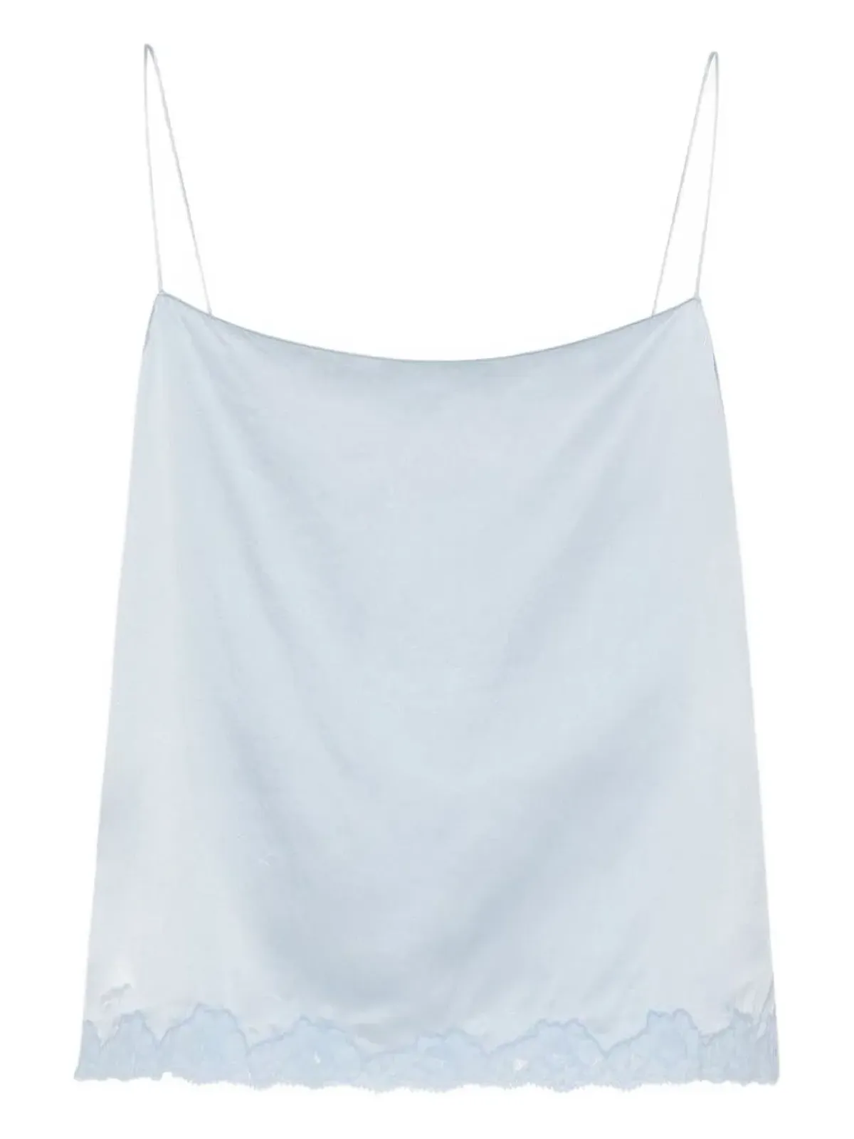 The Row Kilari lace-trimmed silk top - 画像4