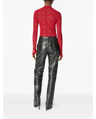 Marine Serre グロッシー・ムーン トラウザーズ - サムネイル3