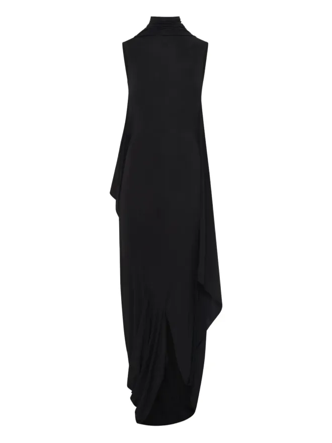 Marine Serre Marine Serre ドレープ入りオープンバックドレスの商品画像
