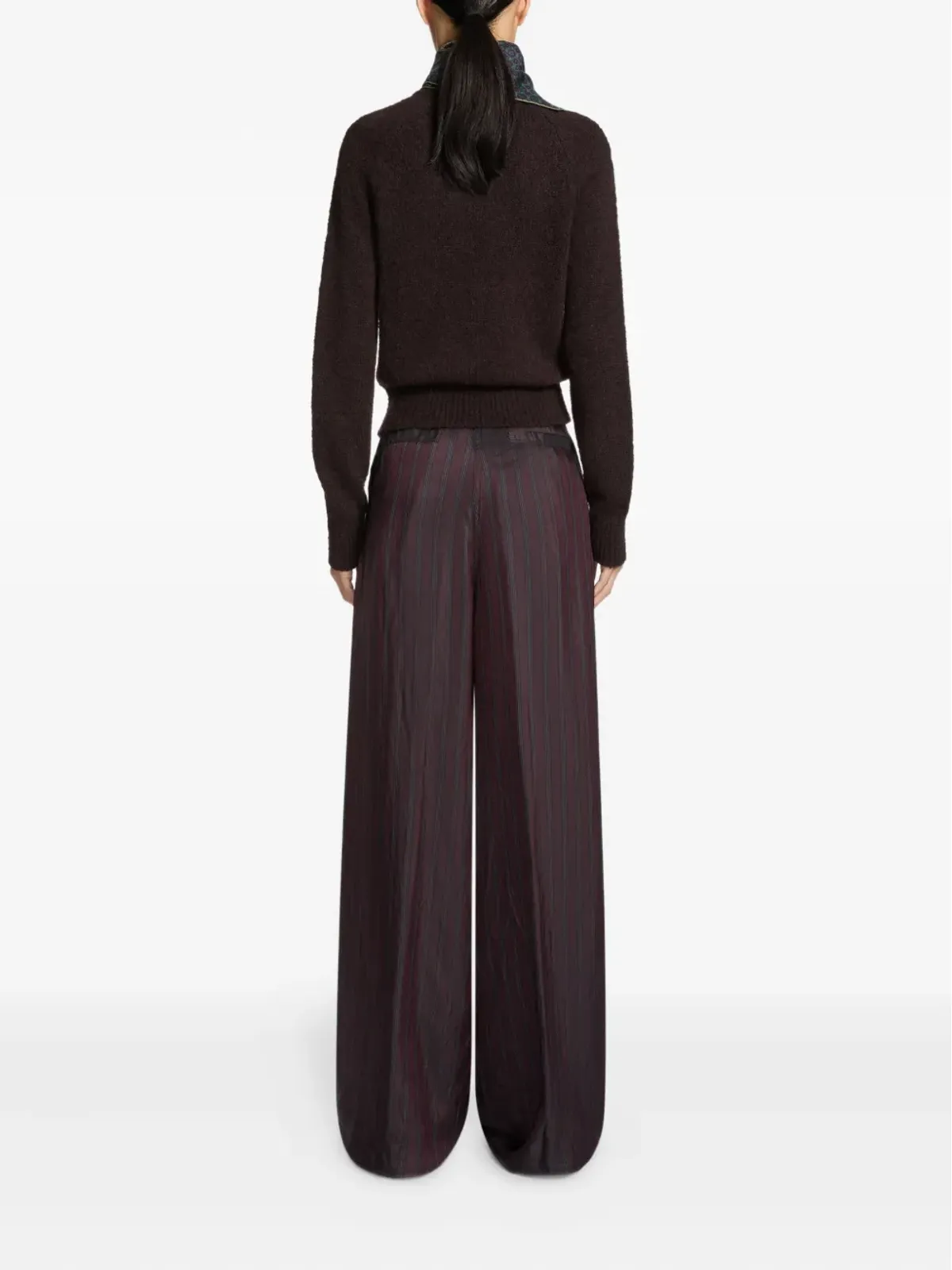 DRIES VAN NOTEN ピンストライプパンツ - 画像4