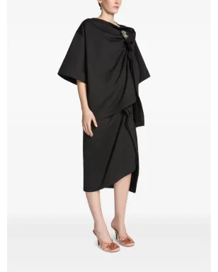 DRIES VAN NOTEN ドレープ ブローチ Tシャツ - サムネイル3