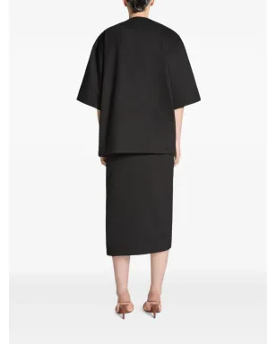 DRIES VAN NOTEN ドレープ ブローチ Tシャツ - サムネイル4