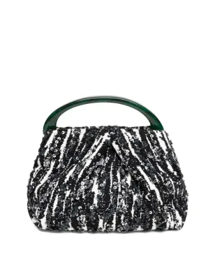 DRIES VAN NOTEN プリーツ スパンコール バッグ - サムネイル4