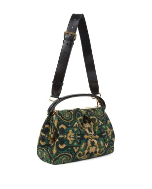 DRIES VAN NOTEN タペストリージャカード トートバッグ - グリーン - サムネイル5