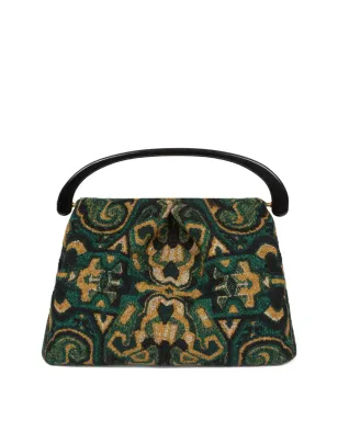 DRIES VAN NOTEN タペストリージャカード トートバッグ - グリーン - サムネイル3