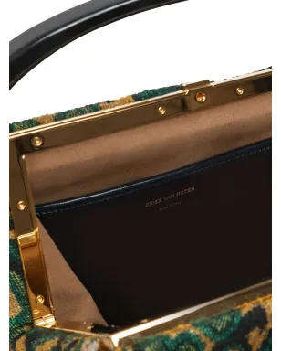 DRIES VAN NOTEN タペストリージャカード トートバッグ - グリーン - サムネイル4