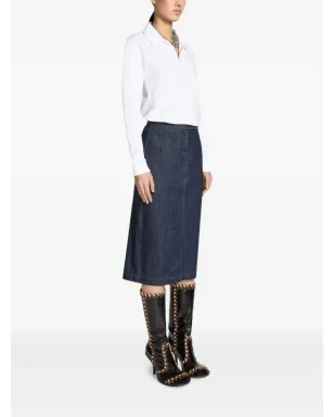 DRIES VAN NOTEN 長袖ボタンポロトップ - サムネイル3
