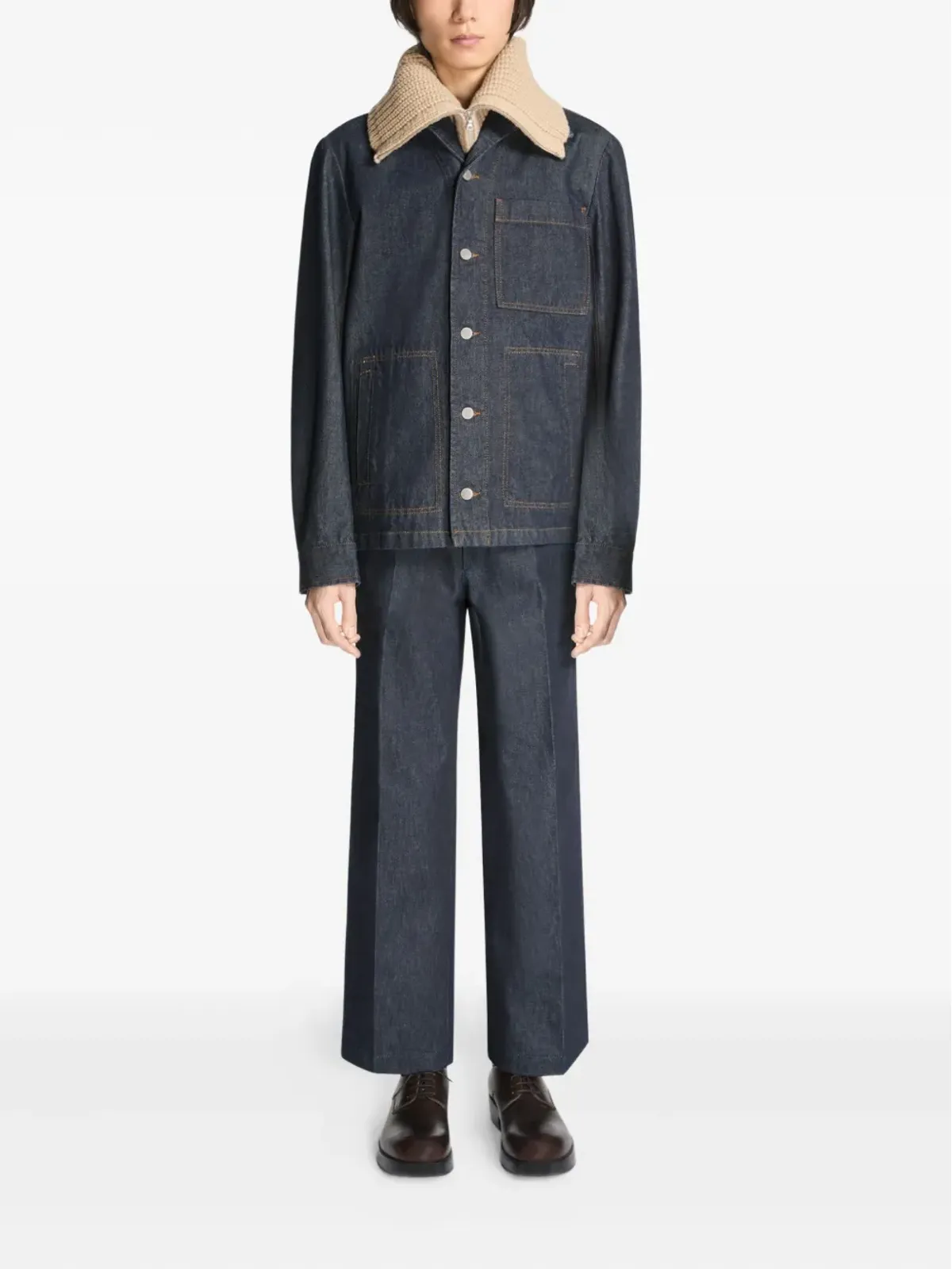 DRIES VAN NOTEN テーラードデニムパンツ - 画像2