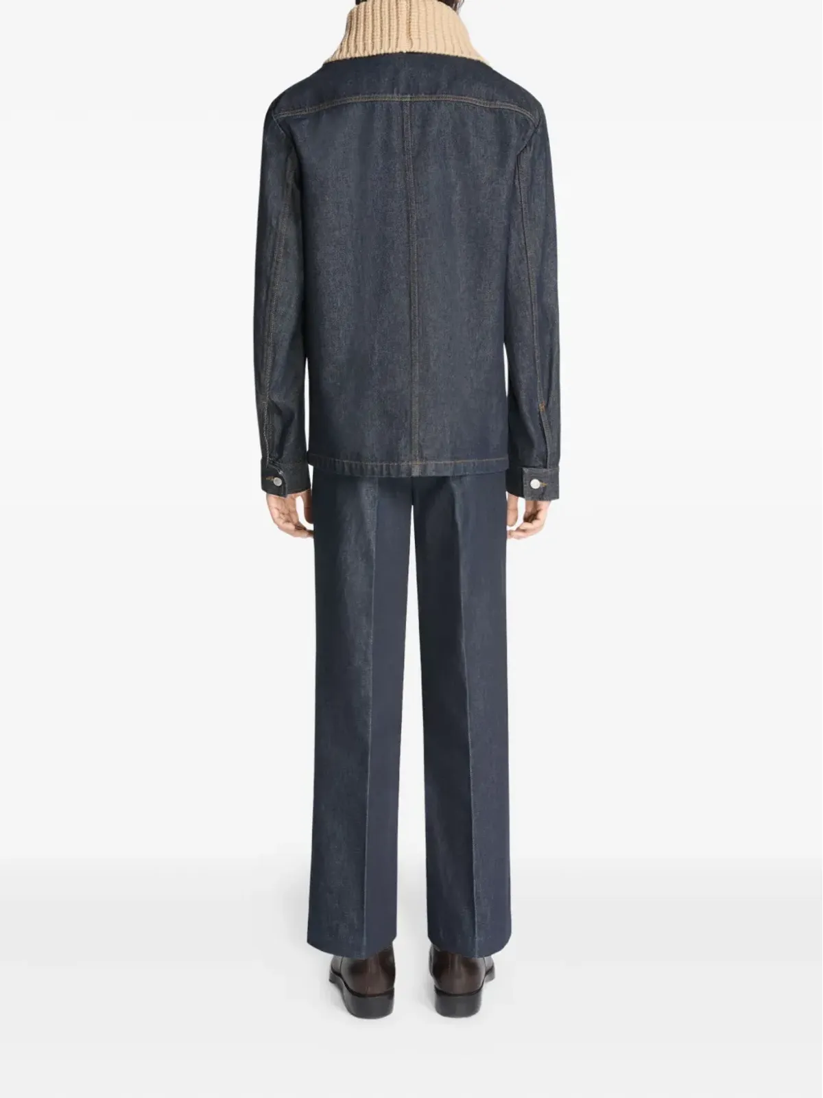 DRIES VAN NOTEN テーラードデニムパンツ - 画像4