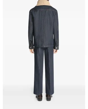 DRIES VAN NOTEN テーラードデニムパンツ - サムネイル4