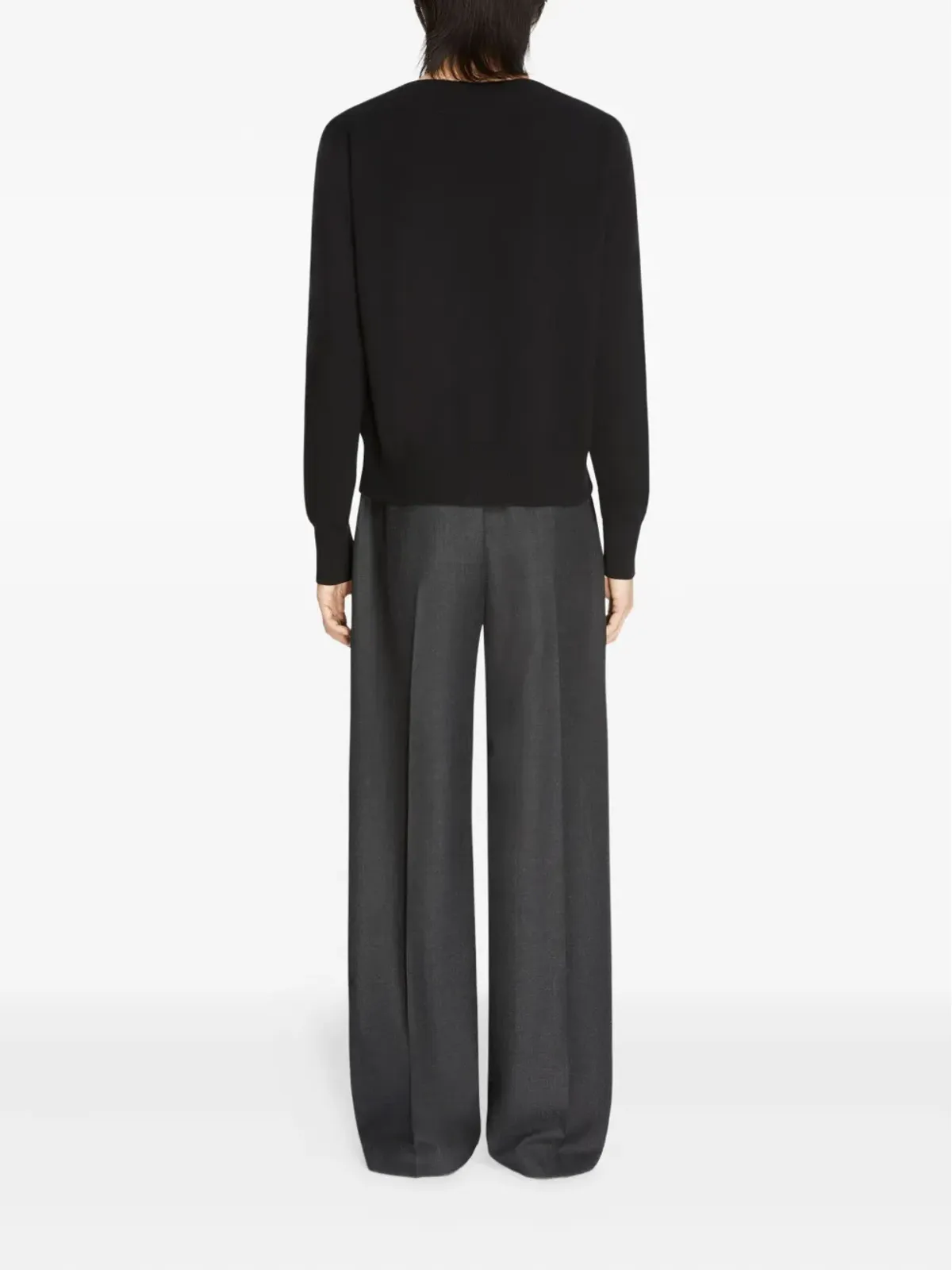 DRIES VAN NOTEN ウールのストレートパンツ - 画像4