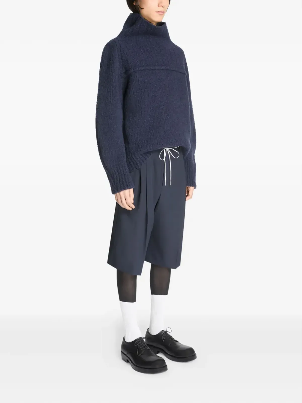 DRIES VAN NOTEN ウール バミューダショーツ - 画像3