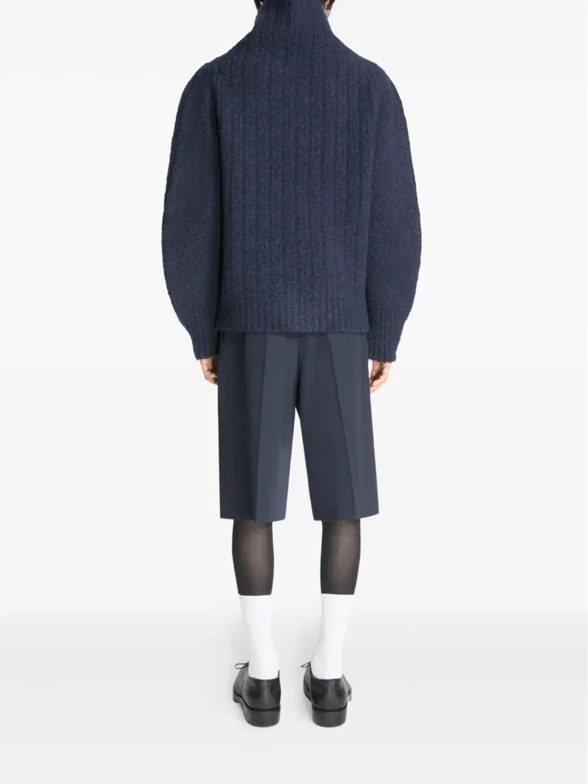 DRIES VAN NOTEN ウール バミューダショーツ - 画像4