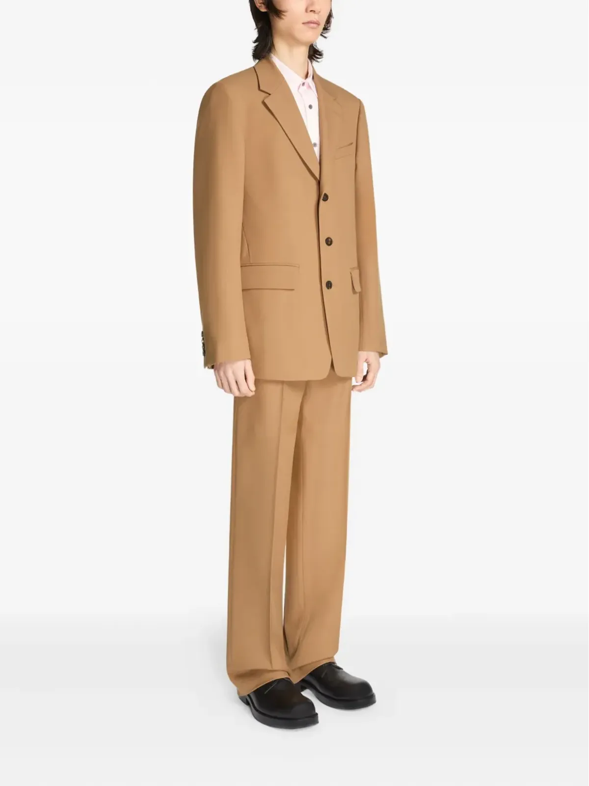 DRIES VAN NOTEN シングルブレスト ウールスーツ - 画像3