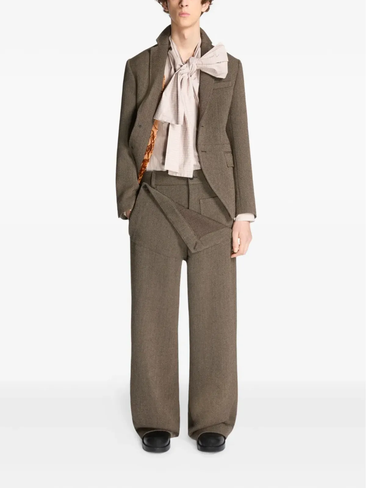 DRIES VAN NOTEN シングルブレストブレザー - 画像2
