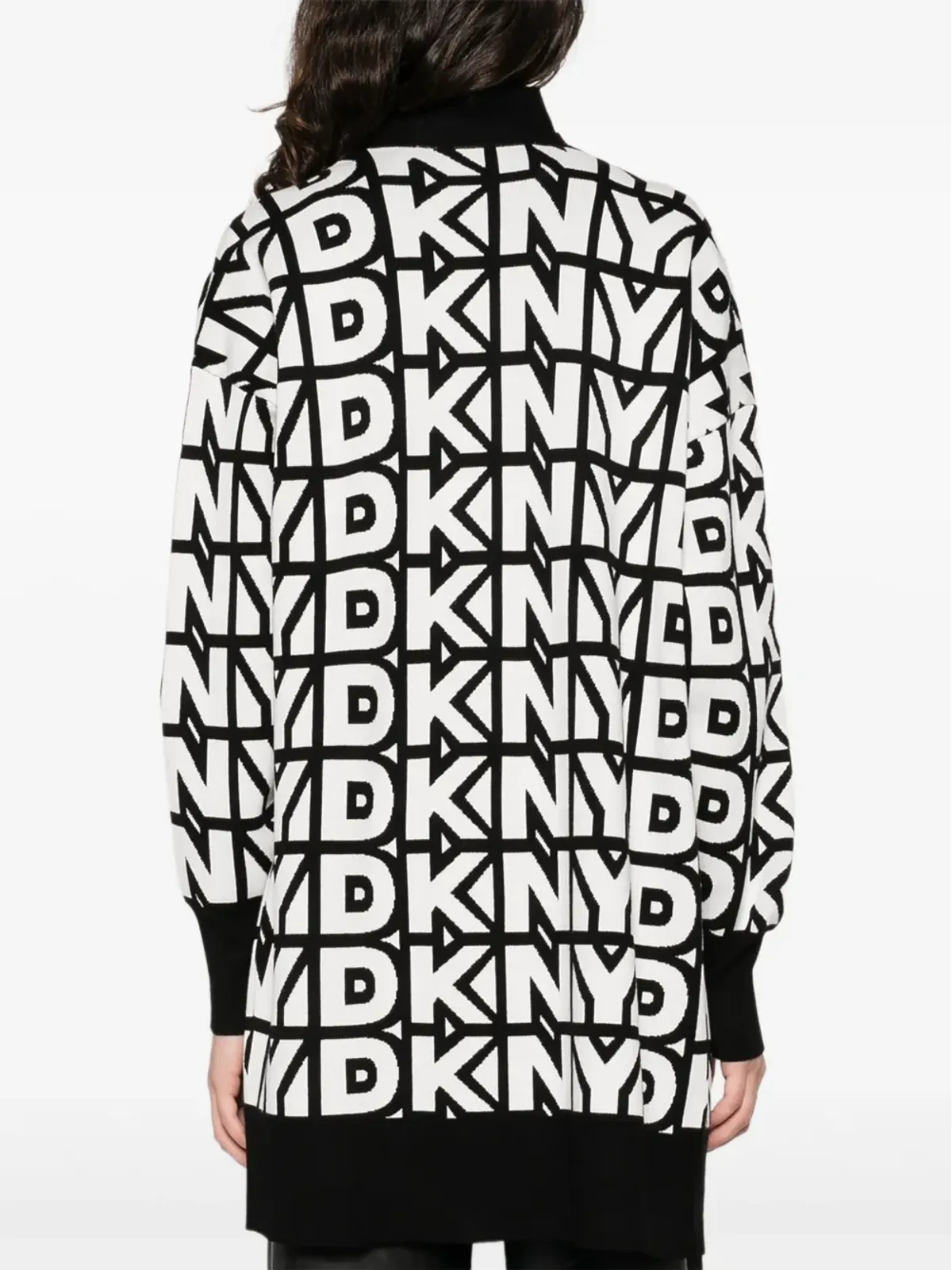 DKNY ロゴディテール カーディガン - 画像4
