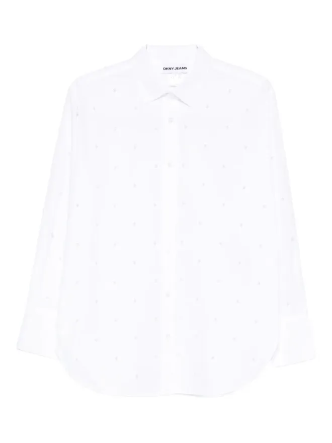 DKNY DKNY パール装飾シャツの商品画像