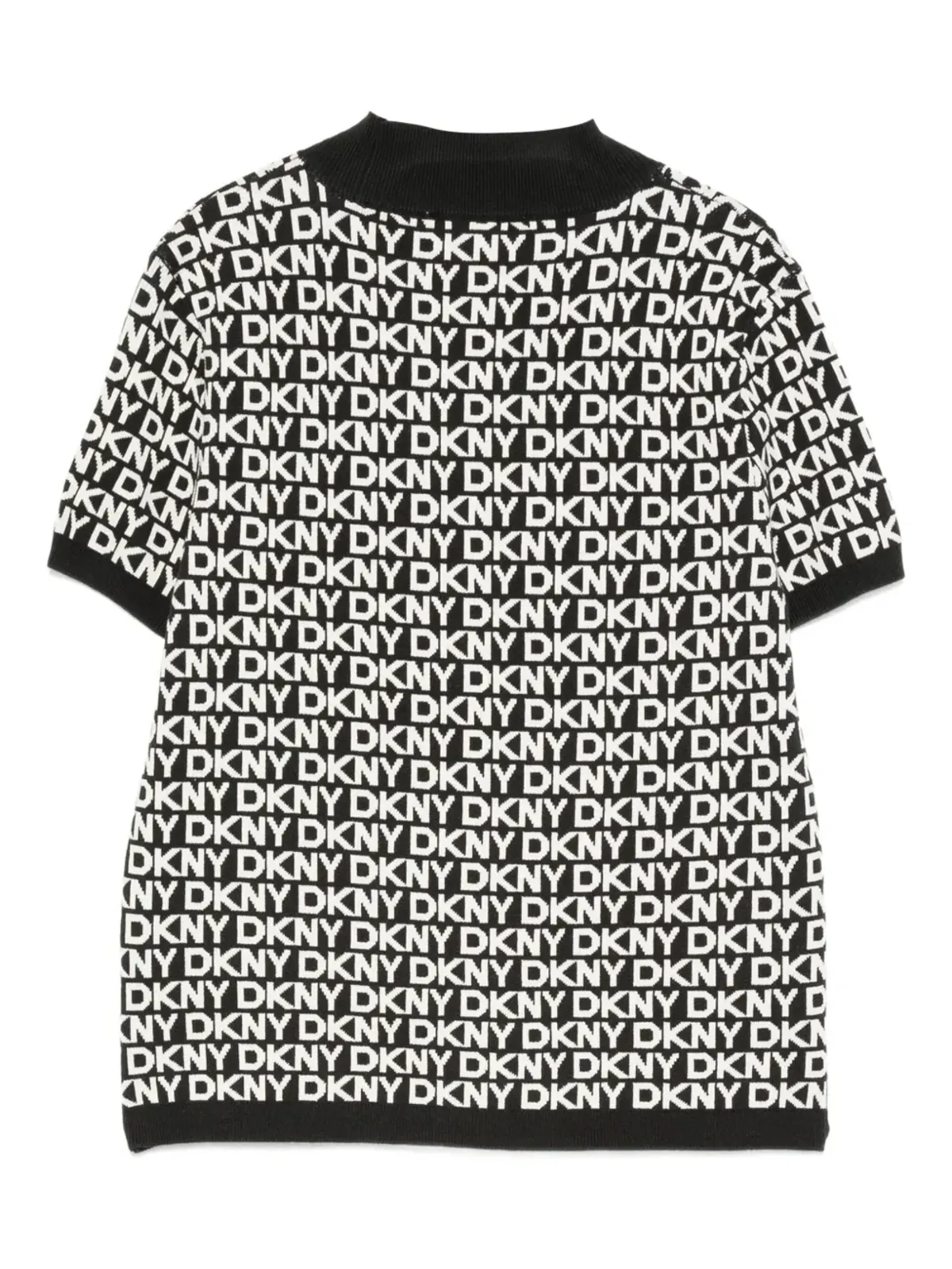 DKNY ロゴ柄トップ - ブラック - 画像2