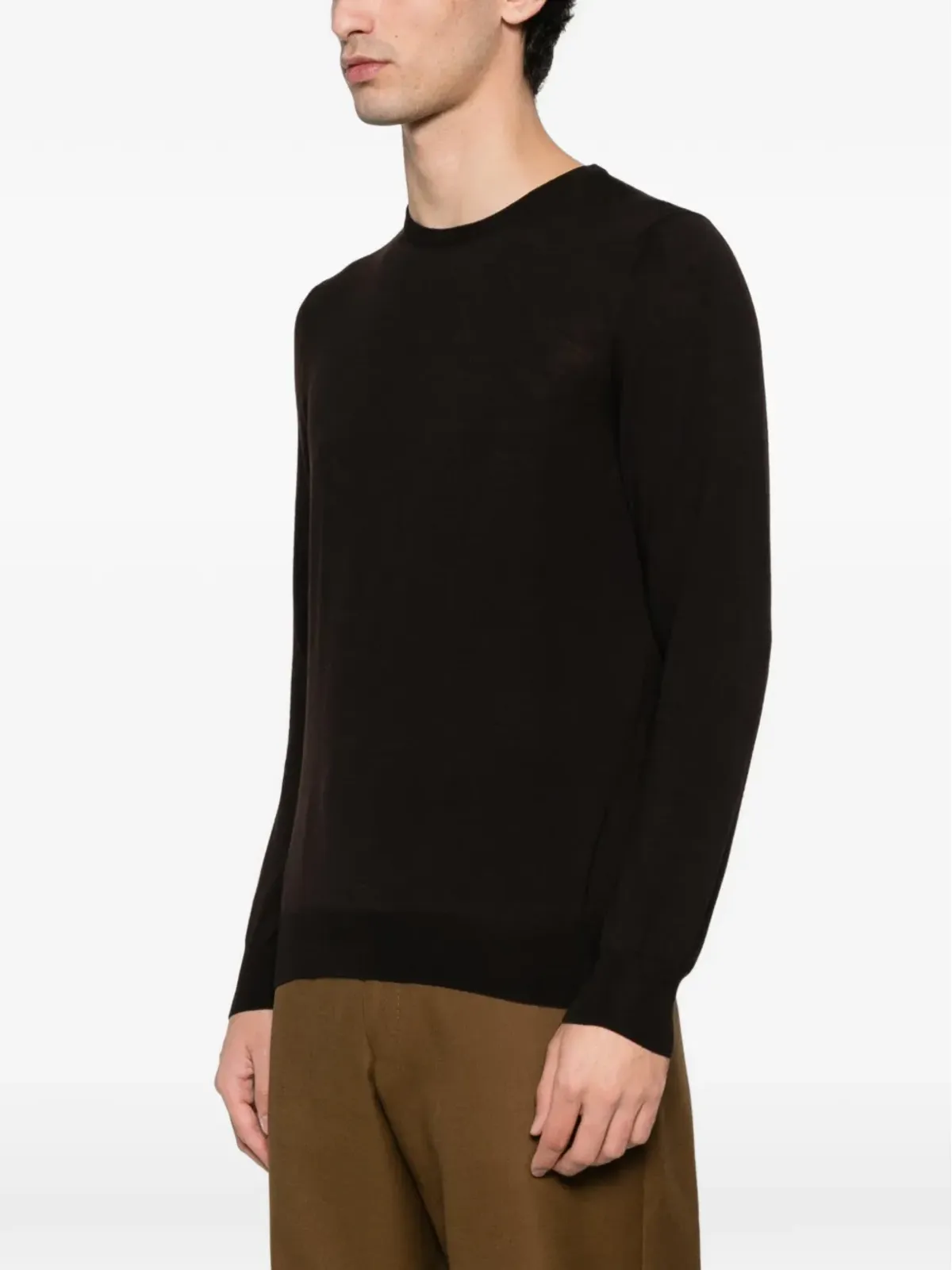 GIUUNO クルーネック・パネルドTシャツ - 画像3