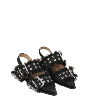 GANNI デニム バレエフラット - サムネイル2