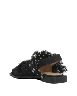 GANNI デニム バレエフラット - サムネイル3