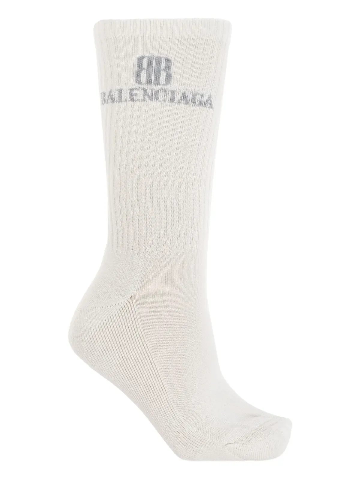 Balenciaga ロゴ刺繍リブソックス - 画像4