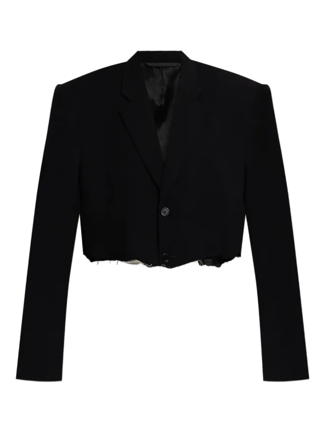 Balenciaga Balenciaga シングルブレスト ノッチド ラペル ブレザーの商品画像