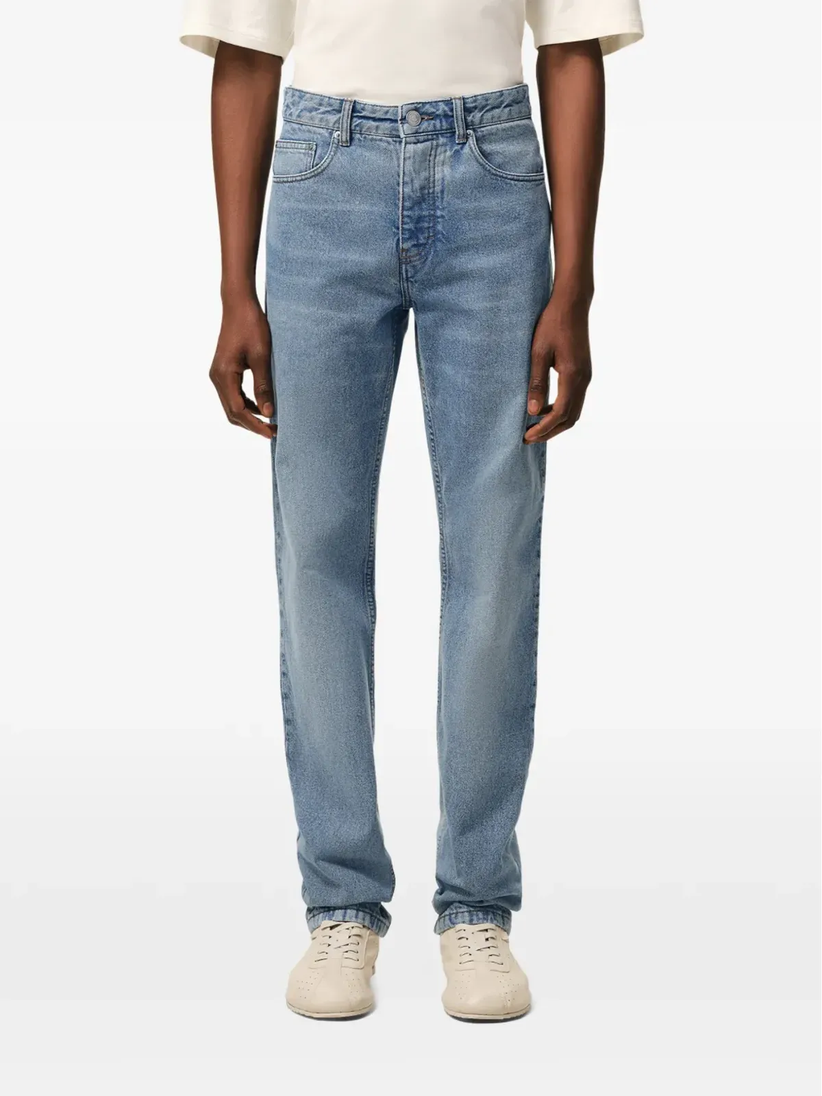 AMI Paris クラシックフィット コットンデニムジーンズ - 画像4