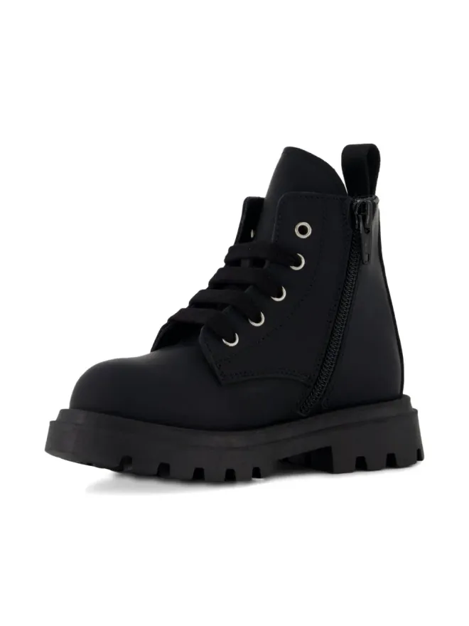 DSQUARED2 KIDS DSQUARED2 KIDS レースアップジップブーツ - ブラックの商品画像