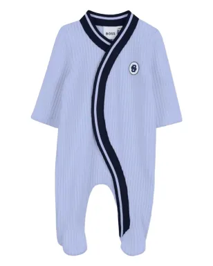 BOSS Kidswear ロゴパッチ ベビーロンパース - サムネイル1