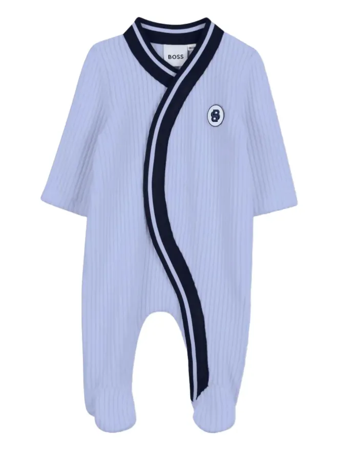 BOSS Kidswear BOSS Kidswear ロゴパッチ ベビーロンパースの商品画像
