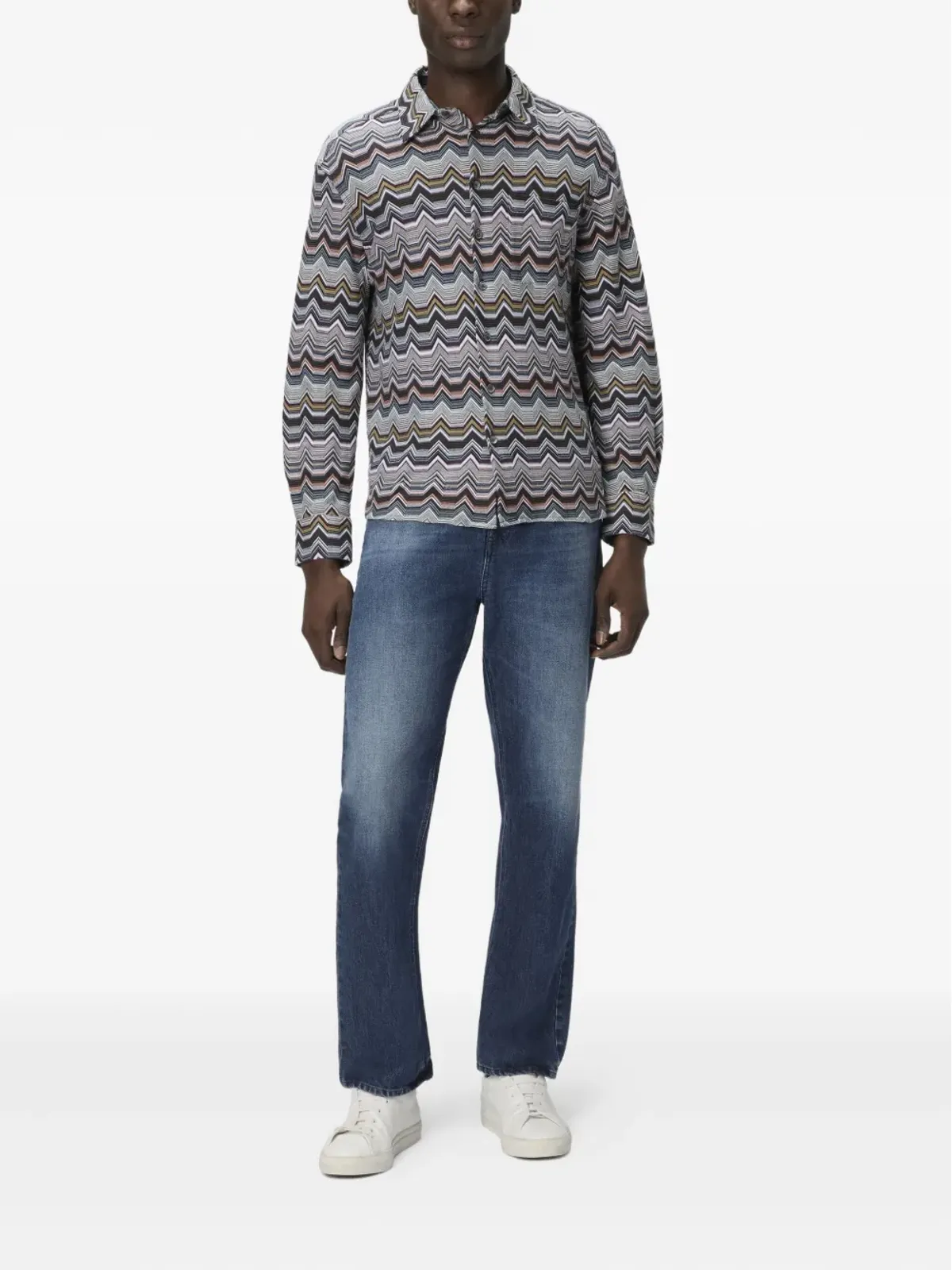 Missoni ジグザグ柄長袖シャツ - 画像2