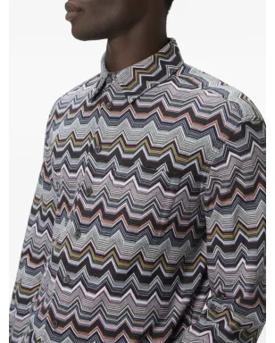 Missoni ジグザグ柄長袖シャツ - サムネイル4