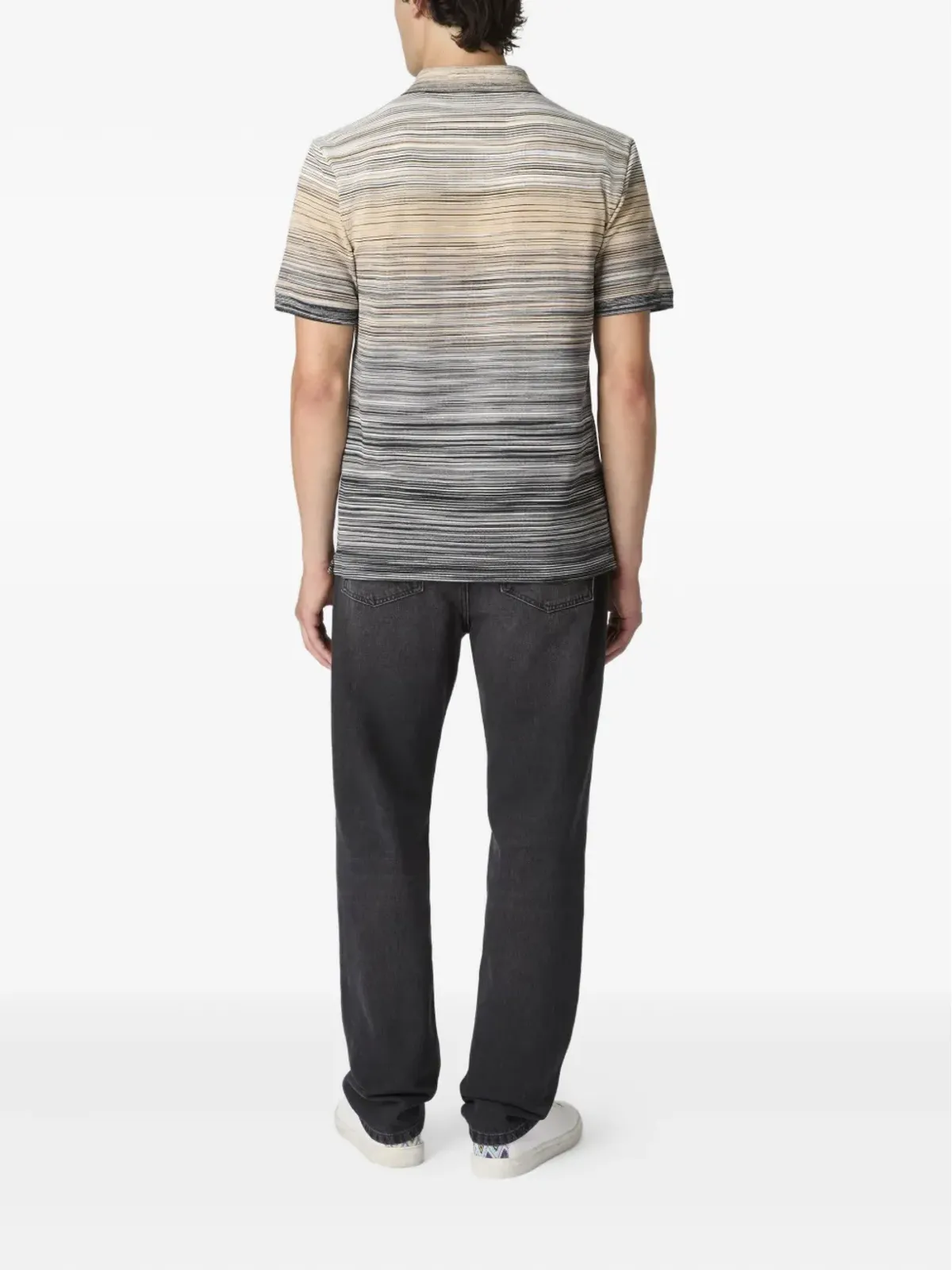 Missoni ストライプオンブレ ポロシャツ - 画像3