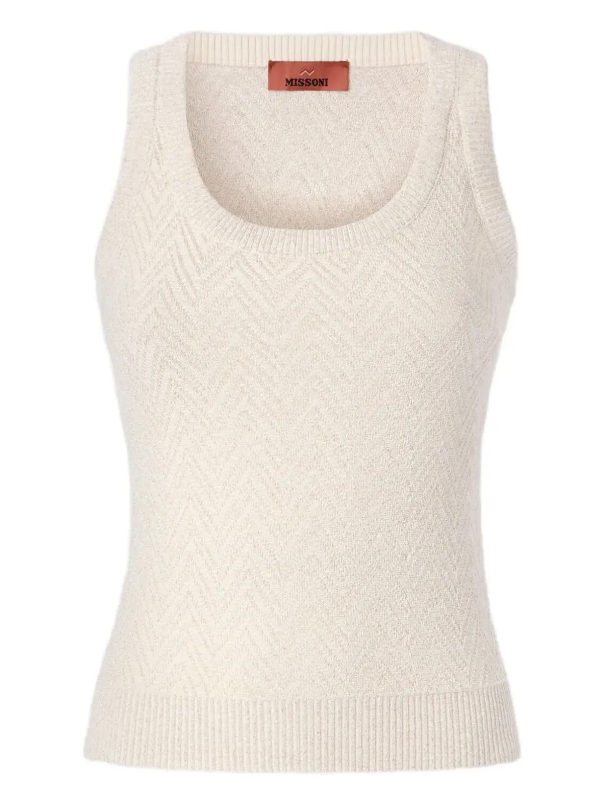 Missoni ヘリンボーン柄ノースリーブトップ - 画像1