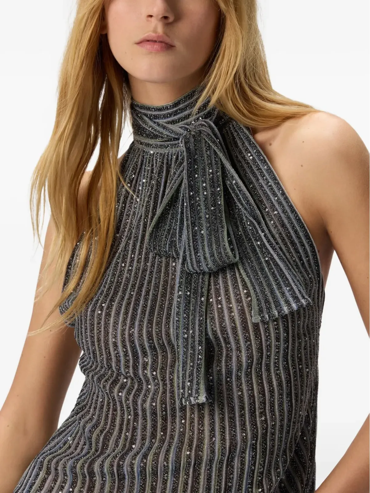 Missoni エンベリッシュド ハルター・トップ - 画像4
