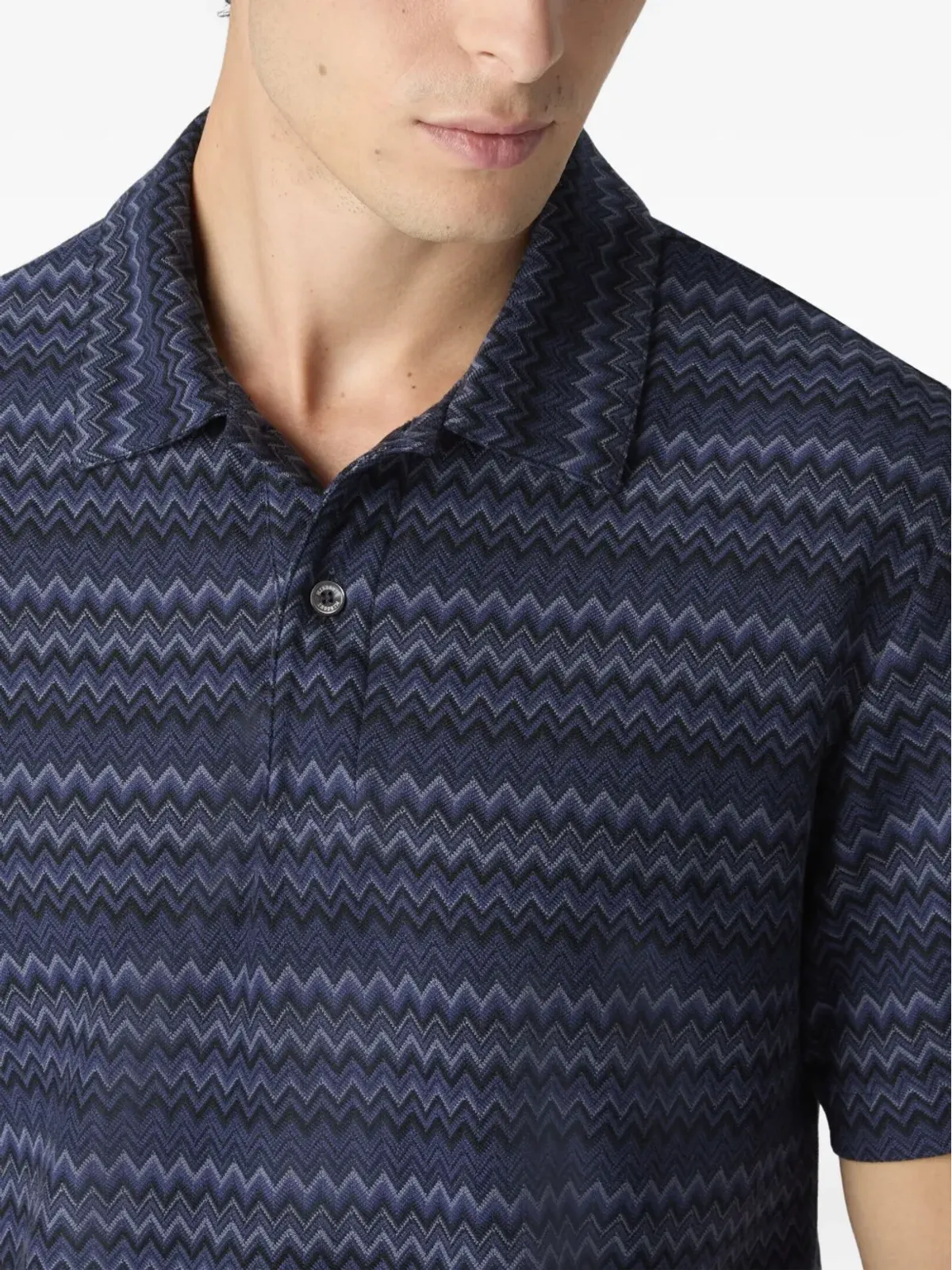 Missoni チェブロン柄ポロシャツ - 画像4